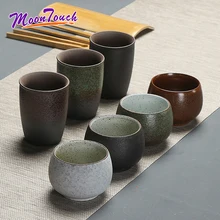 Кофе керамика воды кружка, керамическая кружка японский Стиль посуда Кунг Фу Чай бутылка для напитков церемонии Чай листья контейнер для хранения
