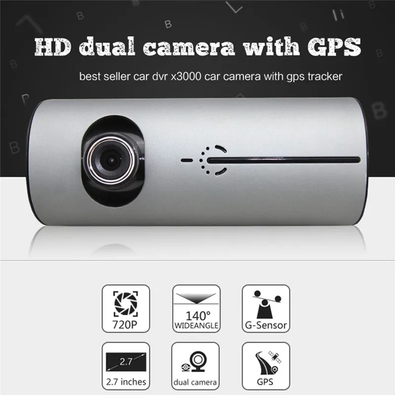 2," ЖК-дисплей Двойной Ультра Широкий формат Lens1080P HD gps G-Сенсор Автомобильный видеорегистратор автомобиля Камера Регистраторы Горячее предложение регистраторы стайлинга автомобилей