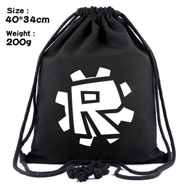 Us 498 Unisex Roblox Drawstring Bags Black Canvas Draw String Bag Shoulder Bag Backpack On Aliexpresscom Alibaba Group - 