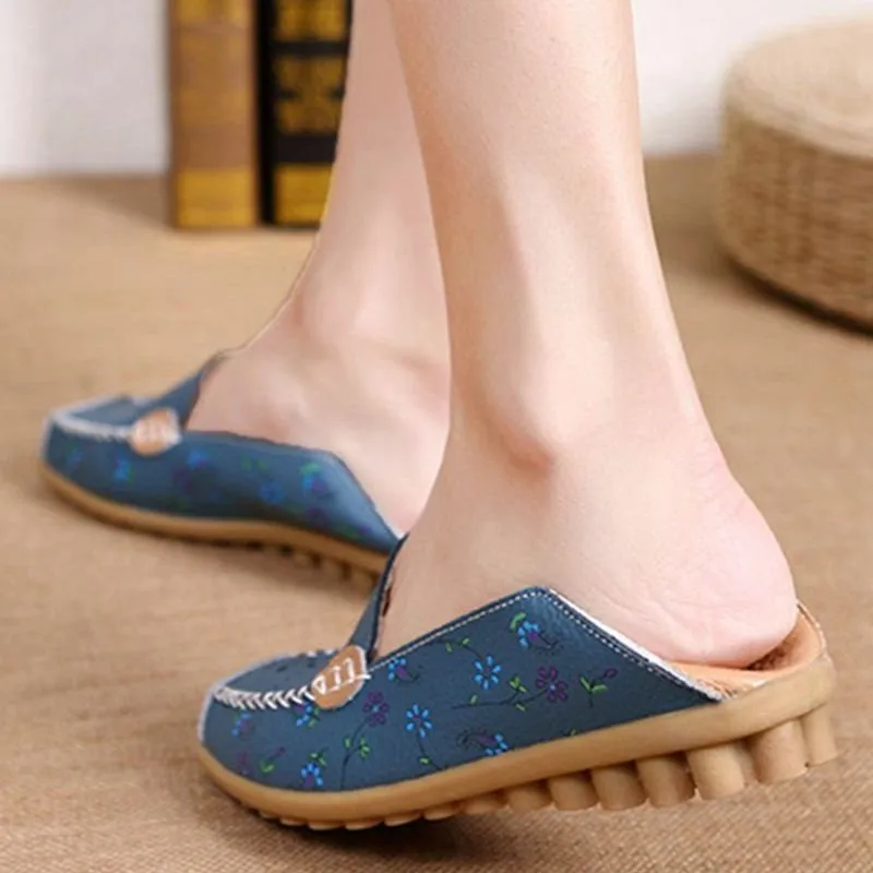 Women-Genuine-Leather-Ballet-Flats-Summer-Loafers-Moccasin-Slip-On-Hollow-Flower-Casual-Ladies-Shoes-Size