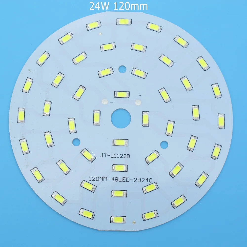 1 шт. SMD5730 светодиодный PCB 21 Вт 24 Вт 30 Вт 36 Вт 85 мм 110 мм 112,8 мм 120 мм белый/натуральный белый/теплый белый источник света для светодиодный лампы