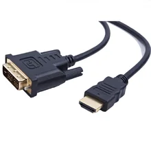 100 шт./лот 6 футов 2 м Кабель HDMI-DVI(позолоченный