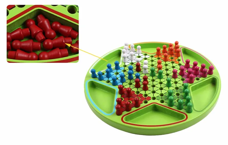 Штерн-халма деревянные шашки игра шестиугольные китайские шашки головоломки Развивающие игрушки для детей семейные вечерние настольные игры