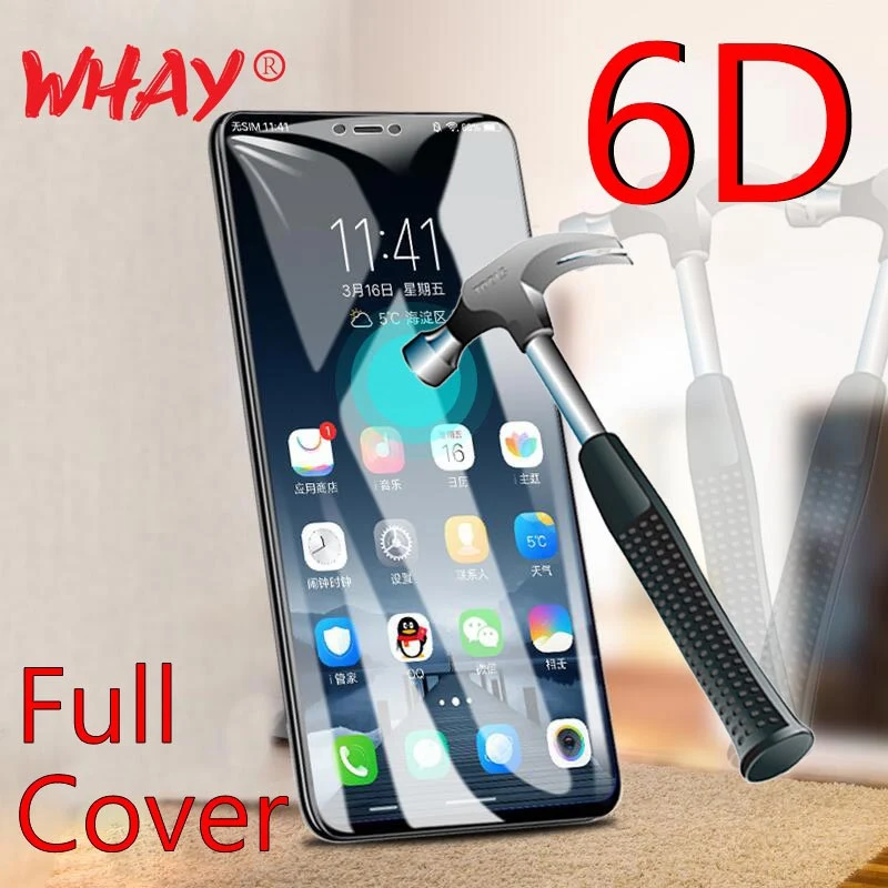 Закаленное стекло для Samsung A8 Plus 2018 полное покрытие 6D A6 A7 A9 Star J2 J4 Core J6 J7 Pro пленка