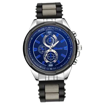 

2020 New Business Watch Men Watches Top Brand Luxury Famous Male Clock Quartz Watch Silicone Quartz-watch Relogio Masculino