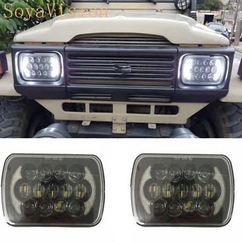 

New 5''x7'' 6''x7'' 105w High Low Beam Led Headlights for Jeep Wrangler YJ Cherokee XJ H6054 H5054 H6054LL 69822 6052 6053
