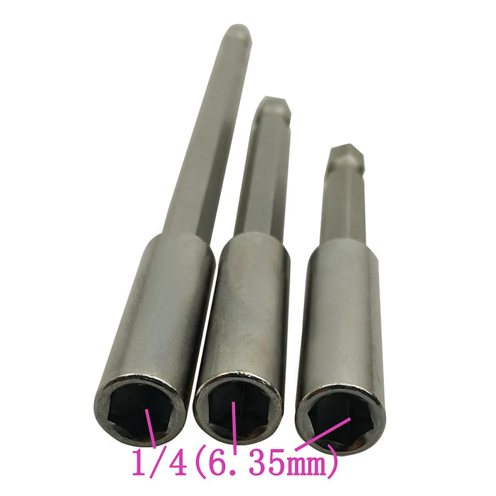 

3pc 1/4" Hex Quick Release Magnetic Screwdriver Power Extension Bit Holder Set accessory set for Power Drills and Impact Driver