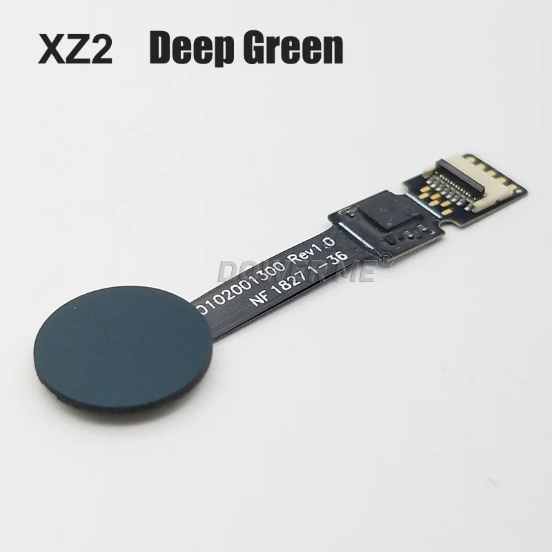 Deep Green Dawer Me выключатель питания включения/выключения отпечатков пальцев сенсорная кнопка ID лента гибкий кабель для sony Xperia XZ2 H8216 H8266 H8276 H8296 - Цвет: Deep Green