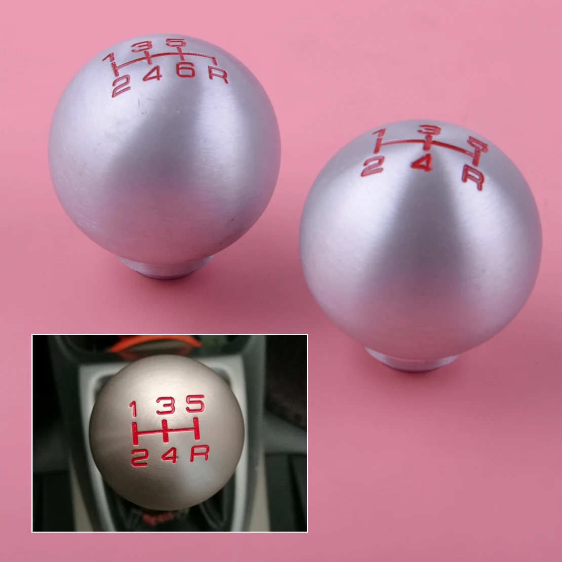 DWCX 5/6 Speed Round Ball Shape Manual Tranmission Racing Gear Stick