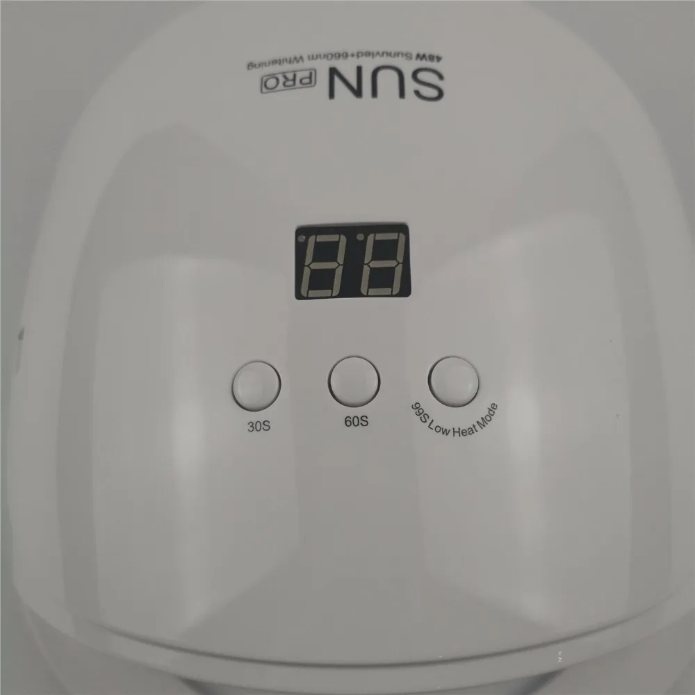 SUNPRO 48 Вт лампа для ногтей УФ светодиодная лампа двойной лампа для сушки ногтей Professional отверждения всех типов УФ гель лак Маникюр машина