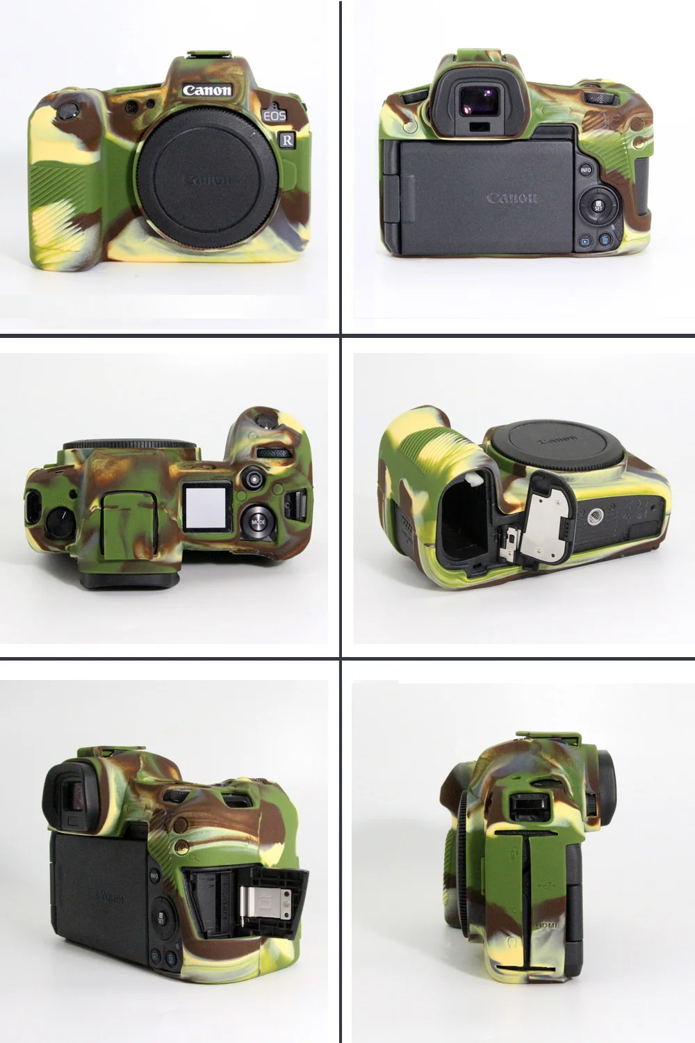 Мягкий силиконовый чехол для камеры Canon EOSR, защитный чехол для корпуса, мягкий силиконовый резиновый защитный чехол для Canon EOS R, чехол