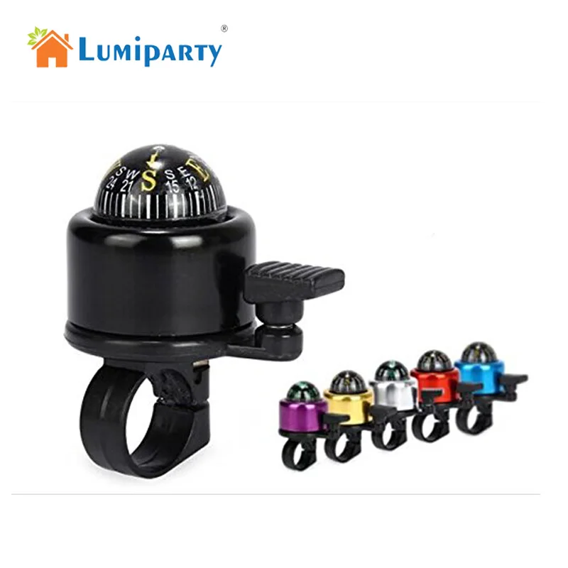 LumiParty Bike Bicycle Cycling Handlebar Compass Bell Safety Bell Ring