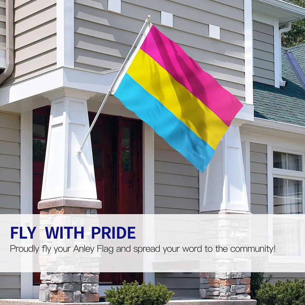 Висячие 90X150 см Omnisexual LGBT Pride Pansexual Flag для украшения баннеров|Флаги баннеры и