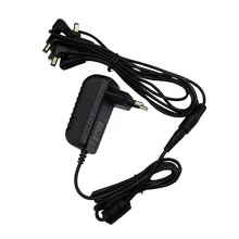 BATESMUSIC 9V гитарный эффект педаль питания адаптер ЕС штекер w 6 способ Маргаритка Цепи Сплиттер кабель