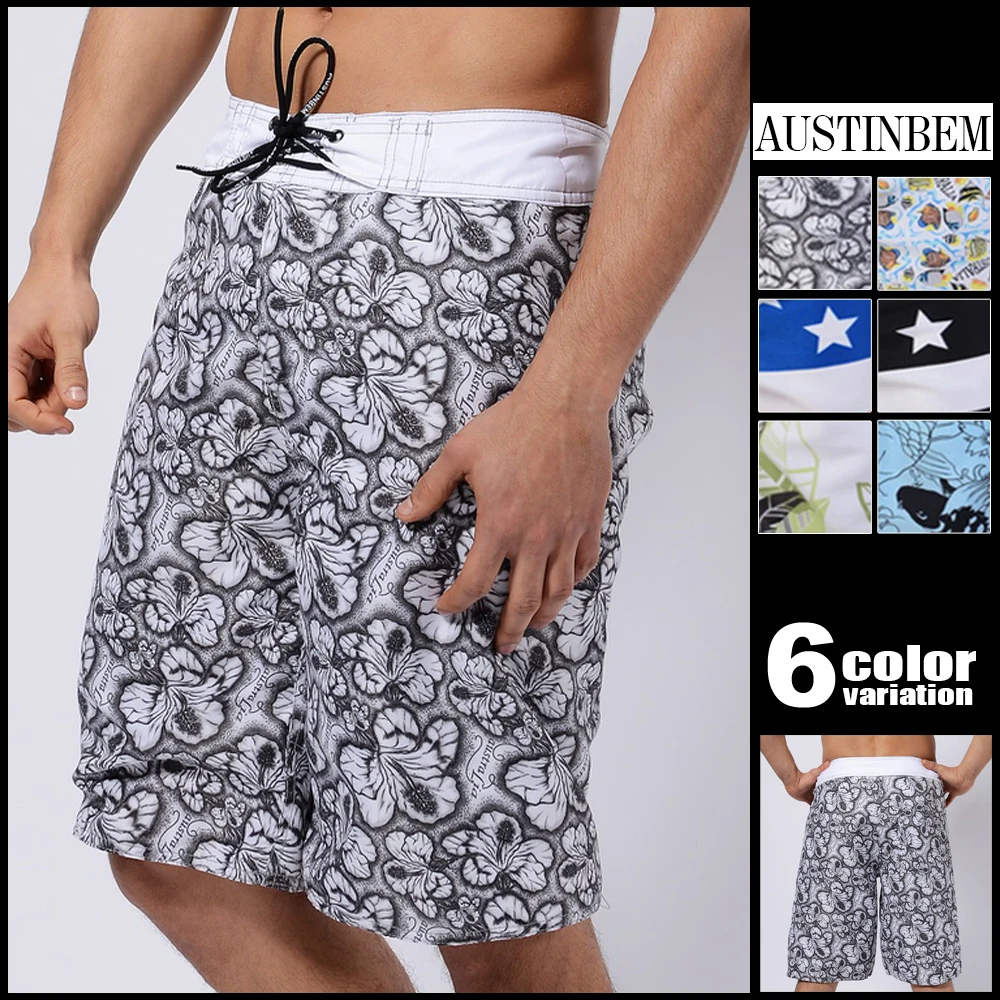 

Wholesale new men's board shorts beach Brand shorts surfing bermudas masculina de marca men boardshorts surf 301