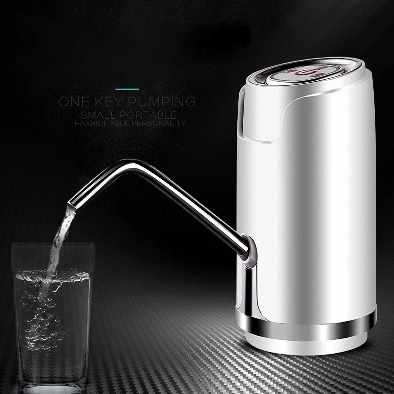 USB Перезаряжаемый Диспенсер насос для воды беспроводной аккумулятор насос для бутыля с водой бутылки для питьевой воды всасывающий блок диспенсер для воды
