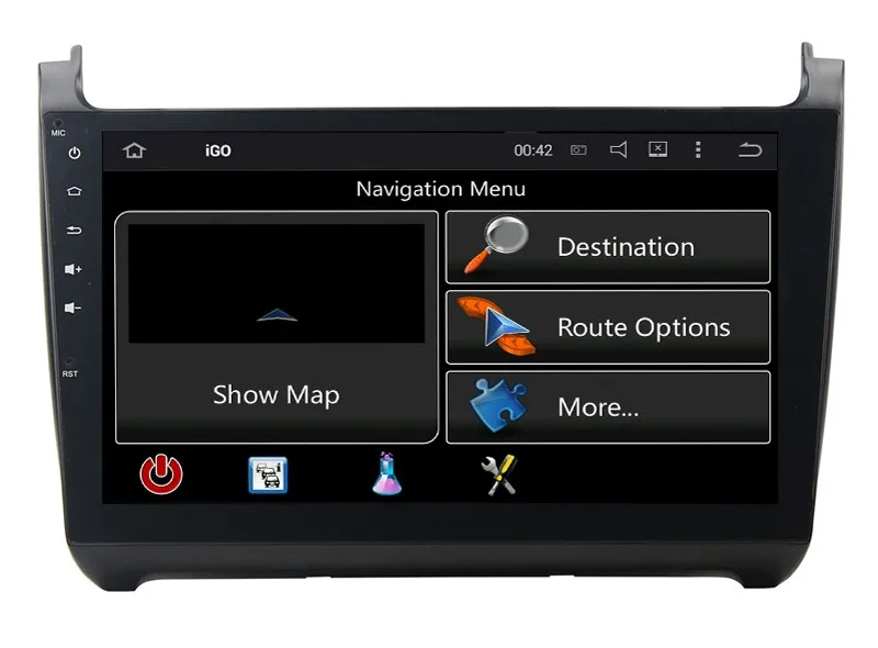 Discount 10.1 inch Car gps for VW polo Volkswagen polo 2015 with CANBUS Android car multimedia Player 0