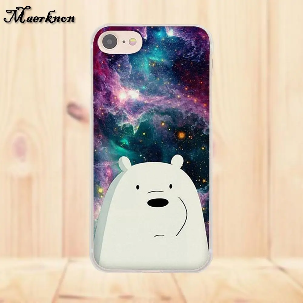 Чехол из мягкого ТПУ Maerknon We Bare Ice Bear Panda для Xiaomi Redmi 4 3 3S Pro Mi3 Mi4 Mi4i Mi4C Mi5 Mi5S Mi Max Note 2 4|note