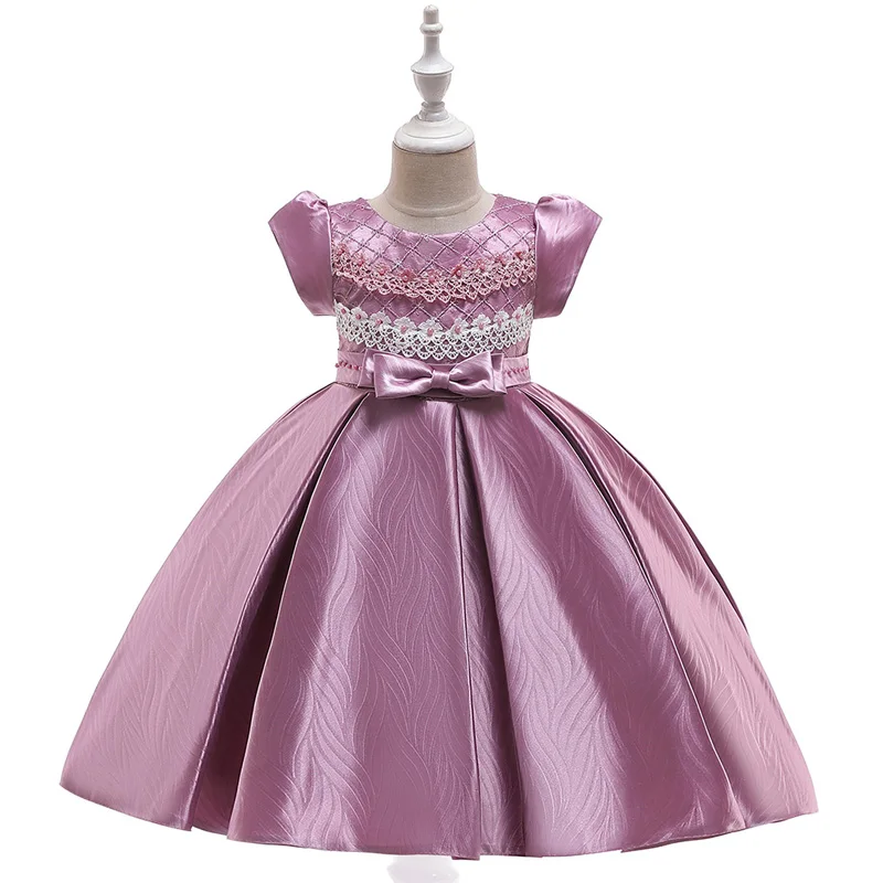 Вечернее платье для маленьких девочек с вышивкой, детские платья для девочек детей Костюмы платье принцессы вечерние свадебное платье 4, 9, 10 лет