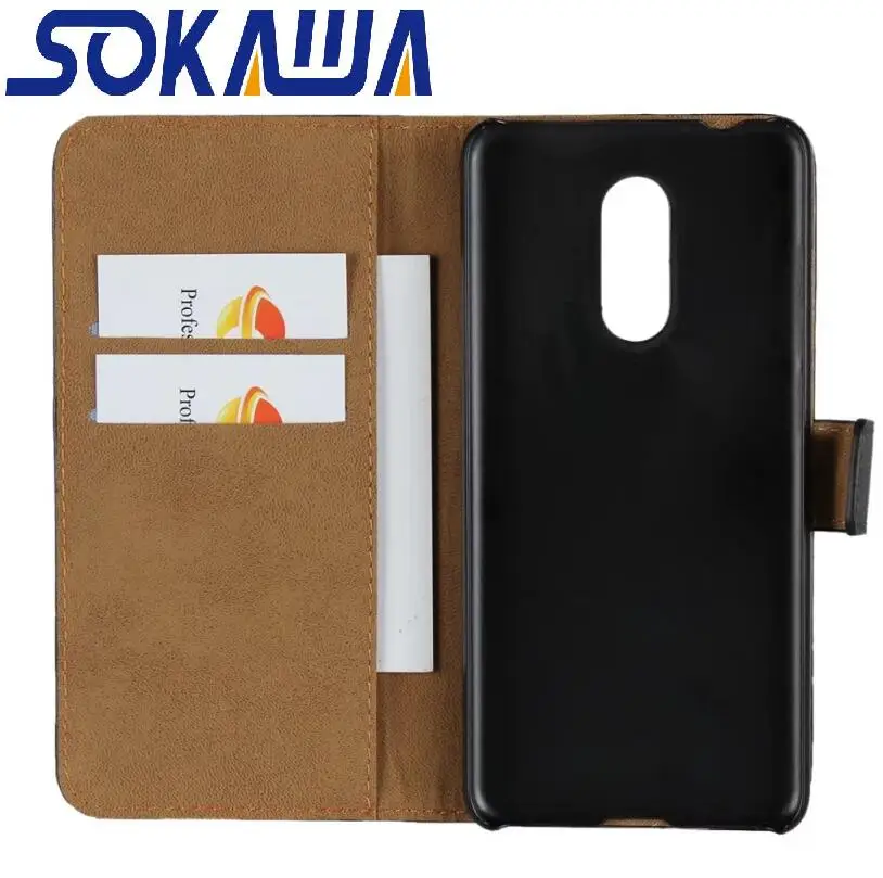 

For Xiaomi Redmi Note 6 Pro & Redmi 5 Flip Case Kickstand Card Book Protective Shell Wallet Genuine Leather Cover