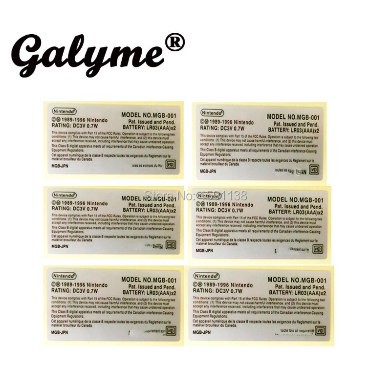 Hot Sale 30pcs Lot Diy For Nintendogb Gbp Gameboygb Pocket Shell Replacement Label Sticker Case Console Boy Pocket Cover Lot Case Lot Diylot Lot Aliexpress