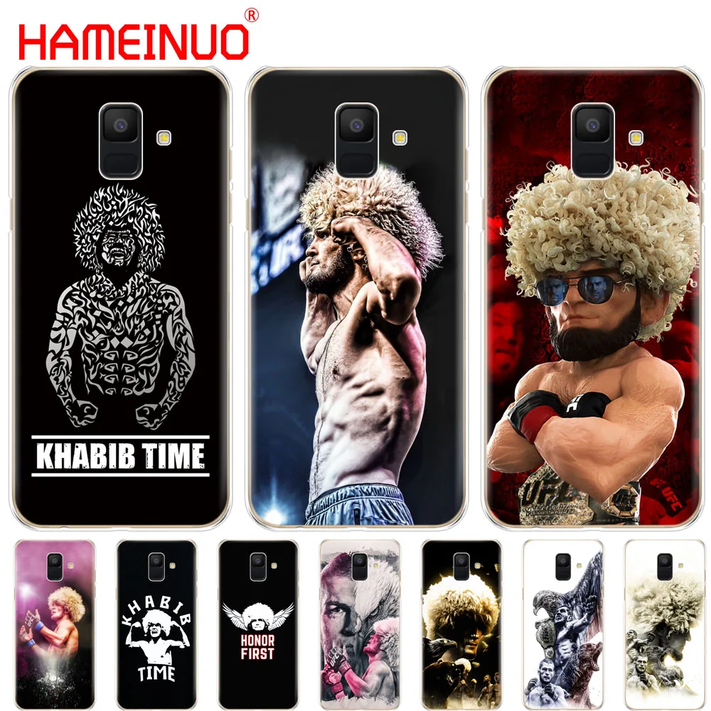 HAMEINUO Хабиб нурмагомедов UFC крышка чехол для телефона для samsung Galaxy J4 J6 J8 A9 A7 A6 A8 плюс j7 duo