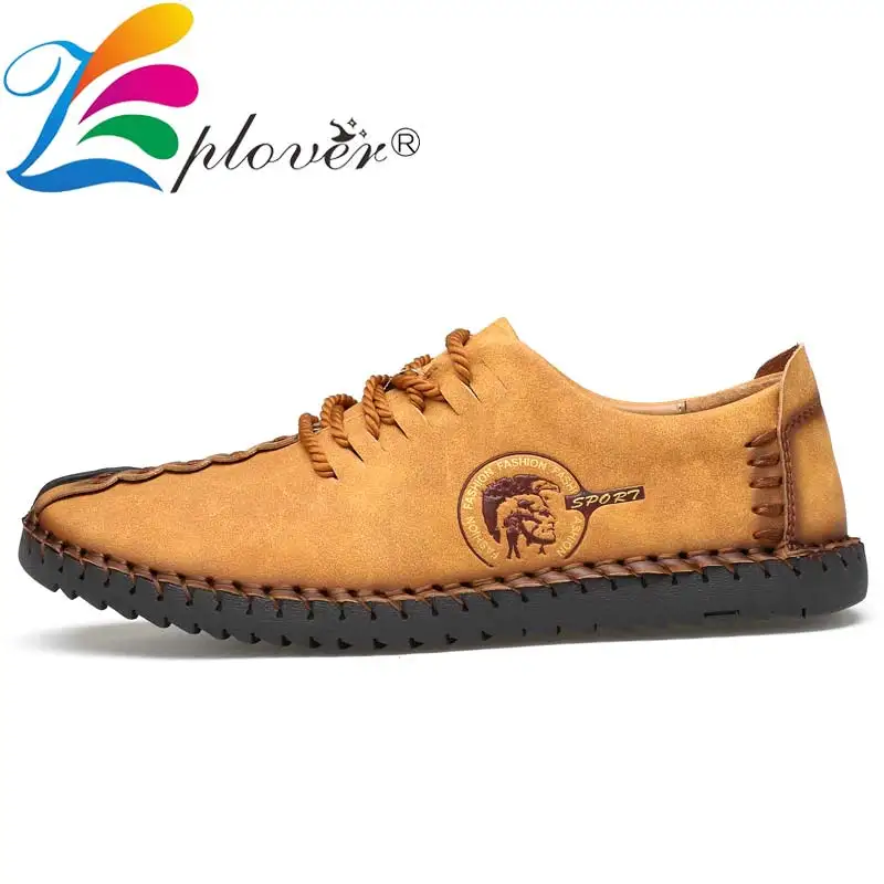 2019 Classic Men Casual Shoes Men Loafers Split Leather Shoes Men Flats Handmade Lace-up Hot Sale Moccasins Shoes Big Size 2019 Classic Men Casual Shoes Men Loafers Split Leather Shoes Men Flats Handmade Lace-up Hot Sale Moccasins Shoes Big Size