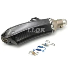 carbon fiber exhaust pipe Akrapovic motorcycle exhaust pipe muffler For triumph TIGER 800 XC/XCX/XR/XRX SPEED TRIPLE 1050/S