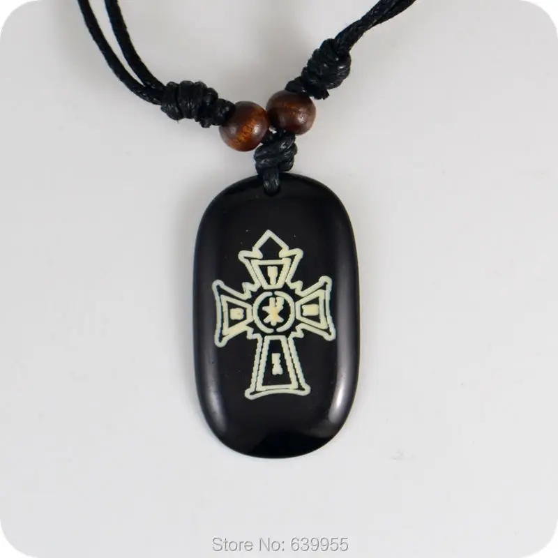 06 The Chiro Cross resin амулет подвеска счастливый подарок племенная Мода Jewelry|jewelry locket