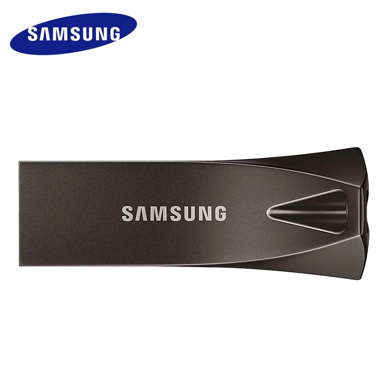 SAMSUNG флэш-накопитель USB 32G 64G 128G 256G USB 3,1 Металлический Мини-накопитель Флешка карта памяти устройство для хранения U диск - Цвет: Черный