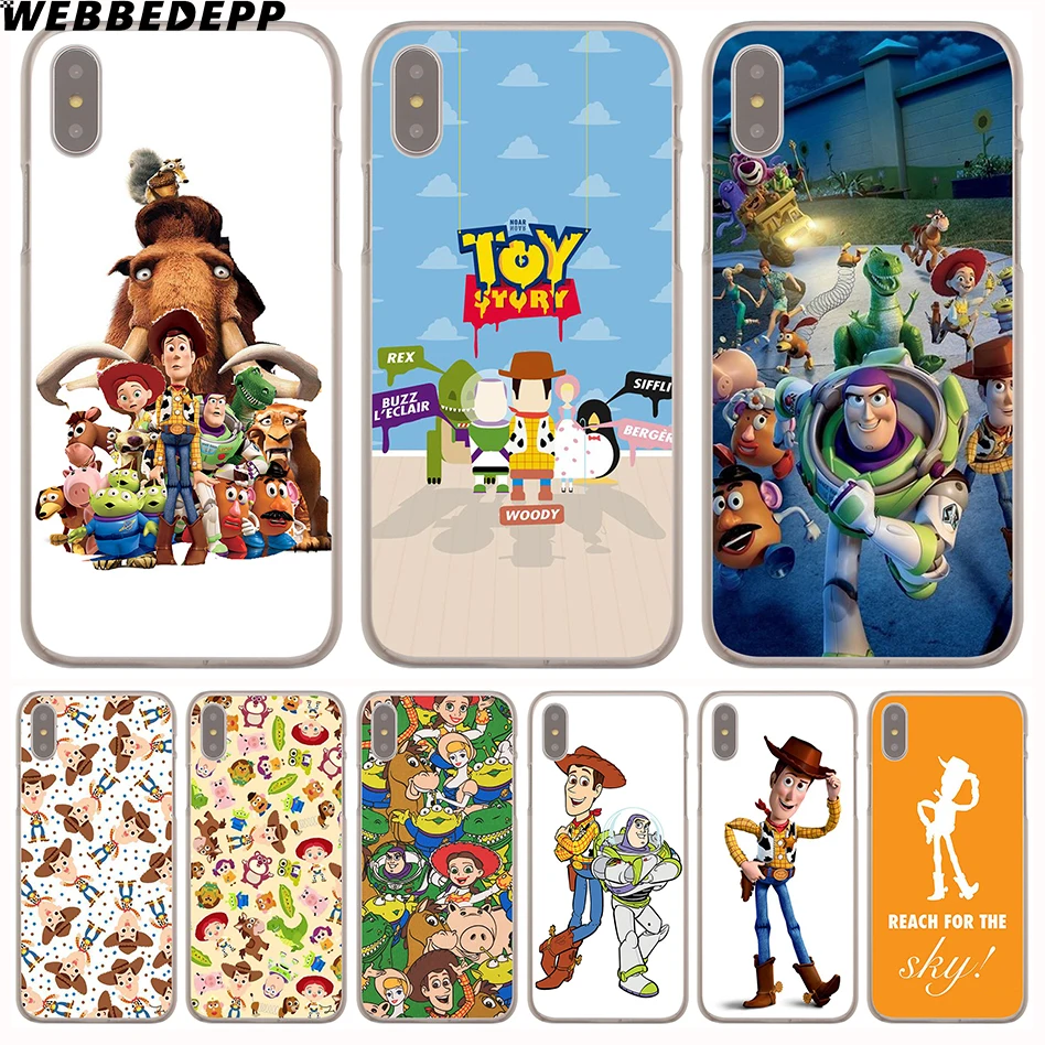 WEBBEDEPP toy story Hard Phone Case for iPhone X XS Max XR 7 8 6S Plus