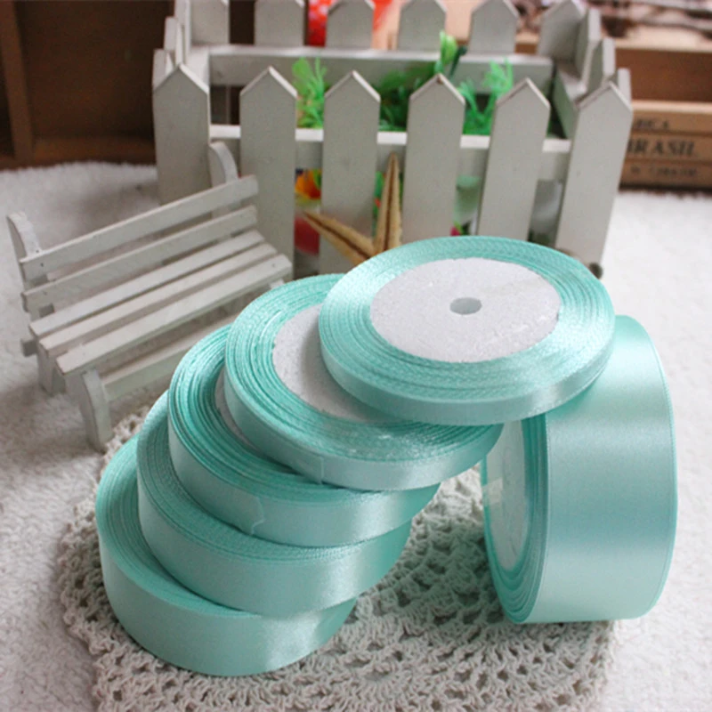 mint satin ribbon