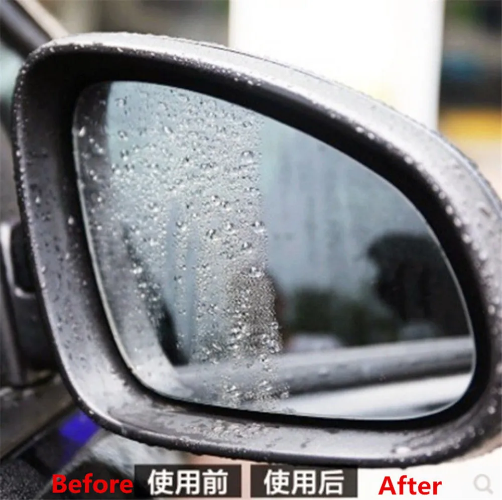 30 см x 30 см, противотуманная пленка для автомобиля, мотоцикла, зеркало заднего вида, защита от дождя, пленка для экрана, анти ослепляющая, ПЭТ прозрачная наклейка