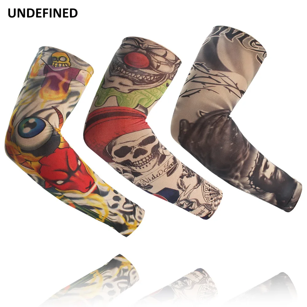 New Motorcycle Arm Sleeve Cycling Basketball Running Armsleeve Tattoo