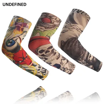 

New Motorcycle Arm Sleeve Cycling Basketball Running Armsleeve Tattoo Arm Warmers Cover Outdoor Sun UV Protection Oversleeves