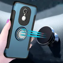 Lo más nuevo para xiaomi redmi note 4/note 4x/redmi 4x funda ultra delgada de metal anillo magnético duro PC protector esmerilado cubierta de la Caja