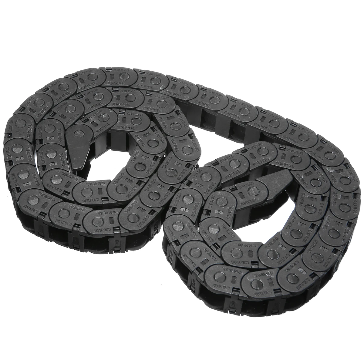 10x11mm 1M Nylon Cable Carrier Drag Chain Nested Wire Carriers Transmission Tank Chains Towline for CNC Router Machine Tools