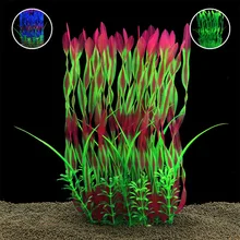 5 шт./лот* аквариум украшения Аквариум озеленение моделирования воды трава пластиковые воды трава поддельные вода трава CL14-W