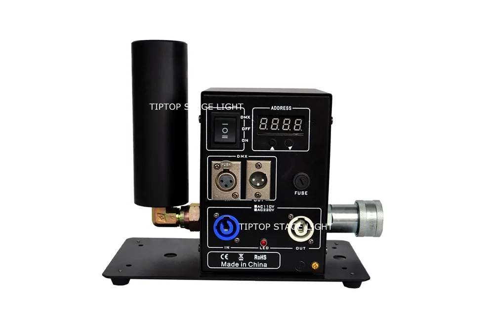 Tamanho do Bico Furo de Montagem Máquina de Jacto de Coluna Freeshipping 2 Co2 Xlot Mini Jato Canhão Porão Dmx Stage Co2 2ch Partido Canhão 4 machine pet