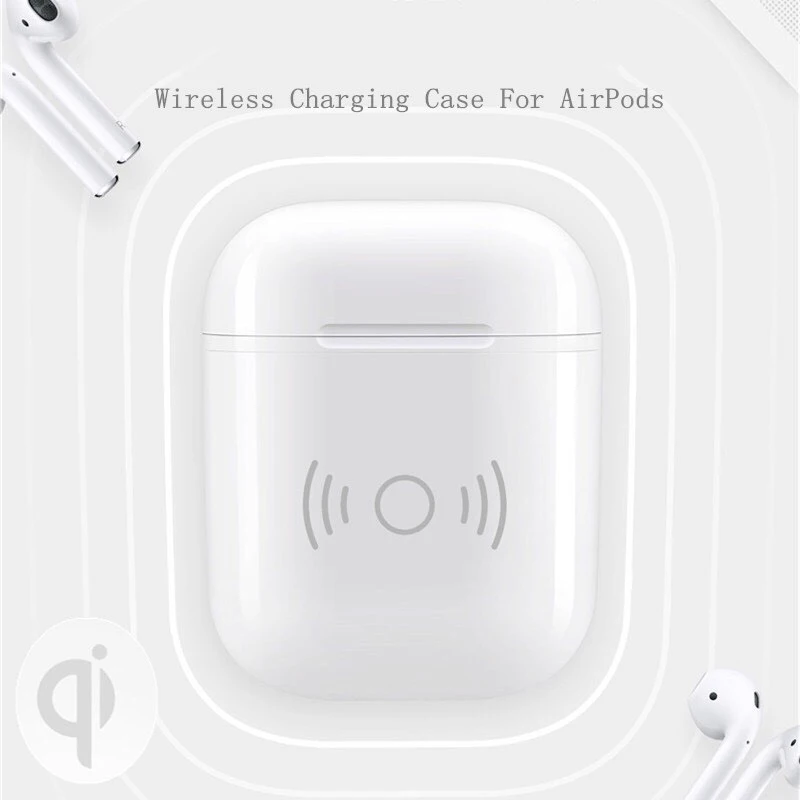 Suntaiho Qi Wireless Charger Box for Apple airpods Bluetooth Headset Charging for Apple airpods Wireless Charger Box Mini case Suntaiho Qi Wireless Charger Box for Apple airpods Bluetooth Headset Charging for Apple airpods Wireless Charger Box Mini case