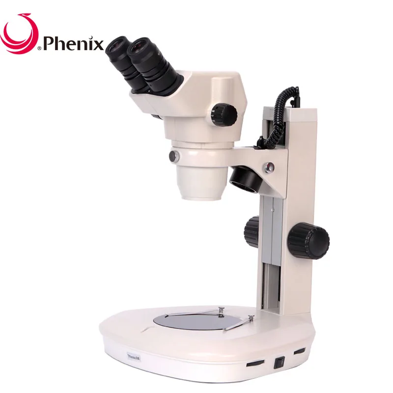 

Phenix 6.2x-50x Binocular Zoom Stereo Soldering Microscope Long Working Distance Led for Pcb Jewelry Industry