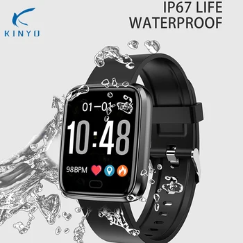 

Smart Watch Men Heart Rate Monitor Pedometer Sleep Tracker IP67 Waterproof Blood Pressure Smart band smart bracelet pk a9 q9