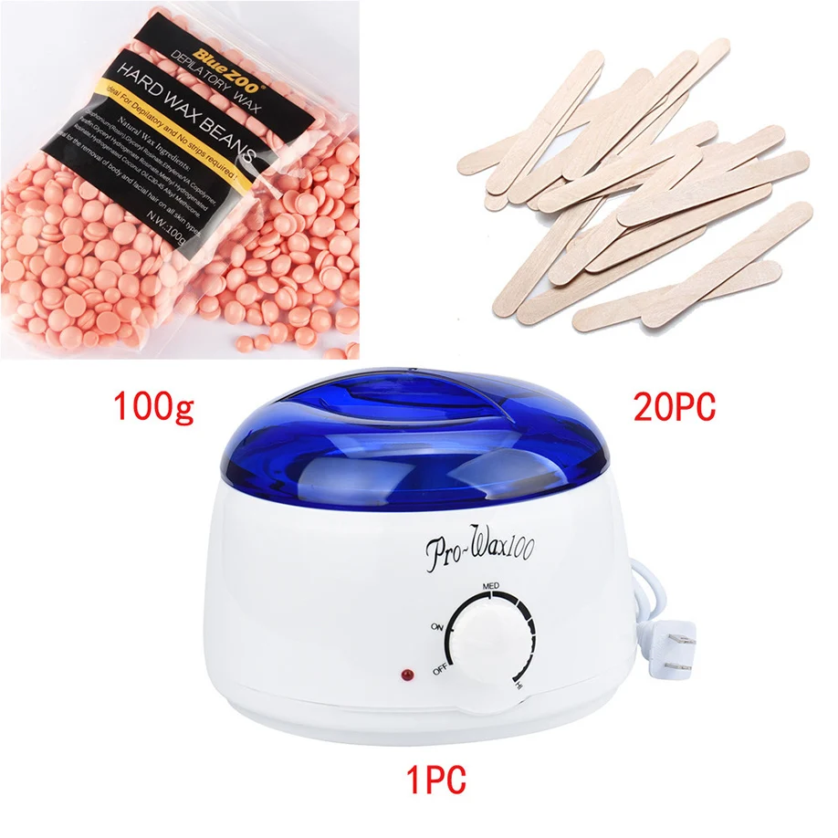 Hair removal hot wax warmer heater cire Hair Removal Bean Wiping Sticks