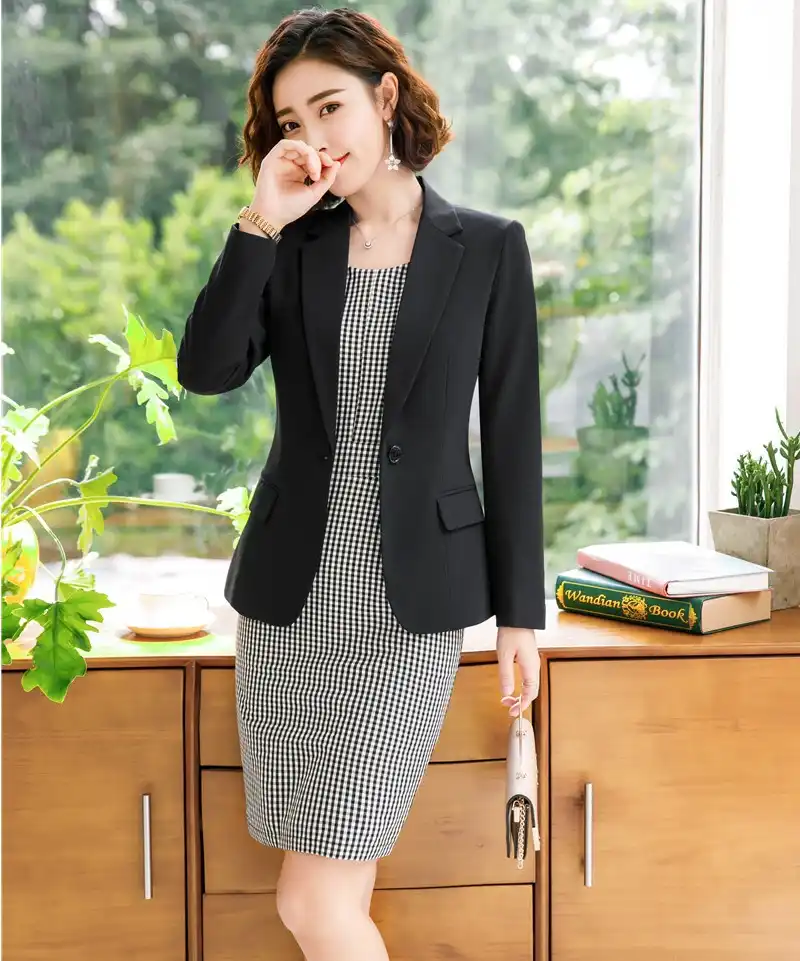 formal black jacket womens