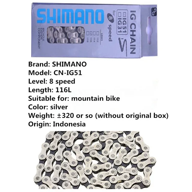 Bicycle-Chain-For-Road-Bike-Bicycle-IG51-Stainless-Steel-Outdoor-Compatibility-With-116-Silver-For-18
