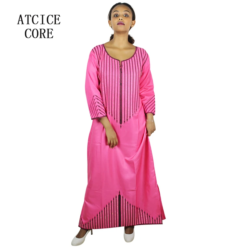 

african dresses for woman soft material embroidery design dress TRA068