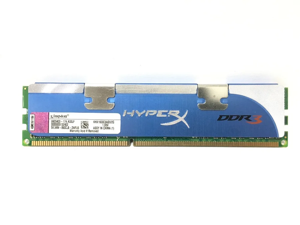 Используется Kingsto HyperX настольная память 2 ГБ DDR3 1600 МГц модуль 2X2 ГБ = 4 Гб 4x2 ГБ = 8 Гб RAM ECC DDR3 12800 1600 12800 RAM