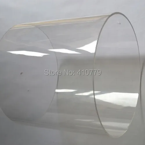 

Supplies Acrylic Big Casting Clear Tube OD600x10x1000mm PMMA Transparent Water Pipe Plastic Building Material Can Cut Any Size