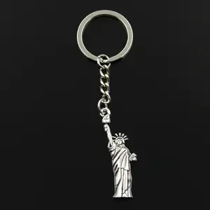 Landschaft und Attraktionen Souvenir Anhänger & Keychain Paris Wasserspeier  Notre dame New York Statue of Liberty Brooklyn Bridge Geschenk - AliExpress