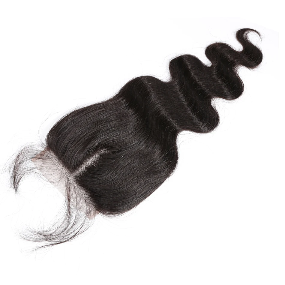 Instaone Hair 5x5 волнистые волосы для тела с закрытием м часть человеческих волос Натуральные Цветные бразильские волосы с детскими волосами отбеленные узлы
